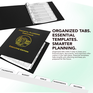 Personalize the binder spine with custom text for a professional finishing touch. The matching slipcase helps protect the portfolio during storage, while the organized sections make important information easy to locate.